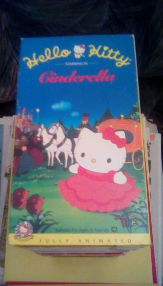 Hello Kitty Volume One - Cinderella Rare Family Home Entertainment Vhs Cartoon
