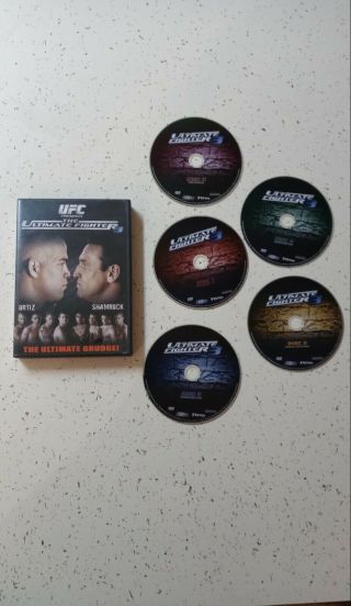 Ufc Presents The Ultimate Fighter 3 Ultimate Grudge Dvd.  5 Disc.  Rare.