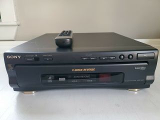Rare Sony Laserdisc System Mdp - Mr1.  Cd Cdv Ld Player. ,  (see Listing)
