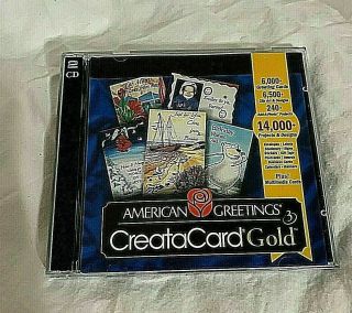 American Greetings Creatacard Gold Version 3 [cd - Rom] Windows 95/98 Vintage Rare