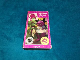 Rock With Barney Sing Along Vhs
