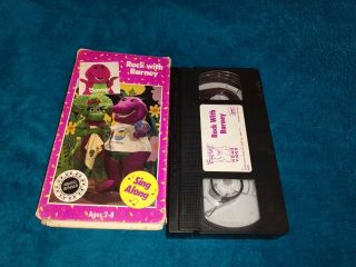 Rock With Barney Sing Along VHS 3