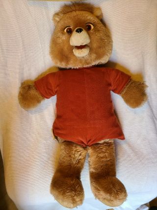 Vintage Teddy Ruxpin Bear 1985 Alchemy Doll Worlds of Wonder Talking Bear 3