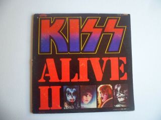 Kiss Alive Ii,  Vinyls Nm,  Misprint Pressing Mexico 12 " Vinyl Lp Rare