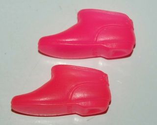 Vintage Barbie Mod Francie Skipper Hot Pink Soft Go Go Ankle Boots Japan