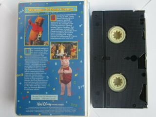 Vintage VHS Tape Disney Welcome To Pooh Corner Vol.  4 RARE Great Shape 2