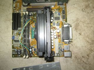 RARE Motherboard ASUS P2 - 99 SLOT - 1 (AGP / 4 PCI / 3 ISA) w/pIII 450,  RAM,  CARDS 3