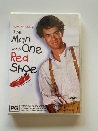 The Man With One Red Shoe (dvd) Tom Hanks Rare Oop Like