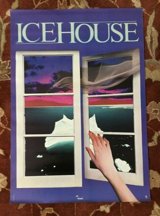 Icehouse Icehouse Rare Promotional Poster From 1980