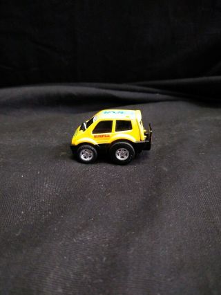 Rare Vintage Tonka TURBO TRICKSTERS Noon SURFER Yellow CAR Model 033 from 1989 3