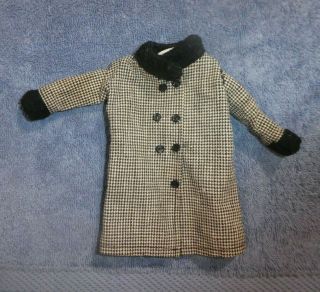 Vintage American Character Tressy Doll Black/white Hounds Tooth Coat