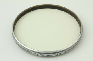 Rare【near,  3】 Canon 72mm Filter For 50mm F0.  95 Dream Lens From Japan