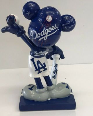 MICKEY MOUSE ALL STAR GAME FIGURINE RARE 2010 LOS ANGELES DODGERS 3