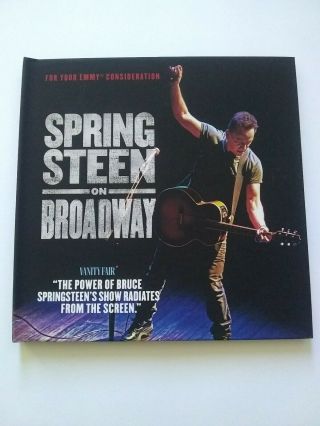 Bruce Springsteen On Broadway Rare Promo Dvd Netflix Fyc 2019 Emmy