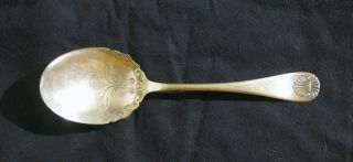 Benedict Mfg Large Serving Spoon Shell Pattern A1