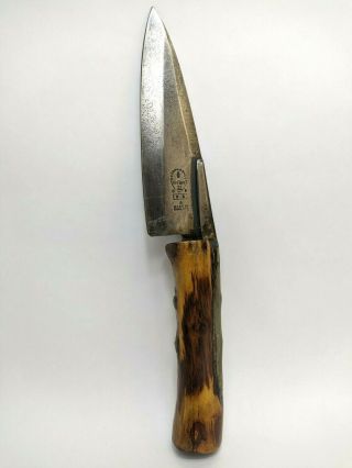 Burgon & Ball Knife W/handmade Wooden Handle Made In England Rare Civil War Era