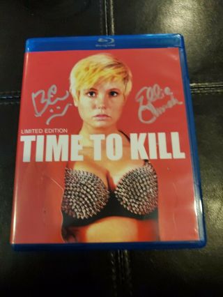 Time To Kill Limited Edition Bluray Autograph Oop Rare