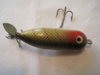 4 Vintage Heddon Baby & Tiny Torpedo Fishing Lures All Different 3