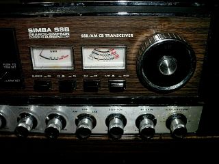 RARE VINTAGE CB radio AM/SSB base 23 channel SIMBA SSB Pearce Simpson PEAKED 2