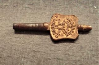 Antique Pocket Watch Key,  J.  W.  Benson,  Bond St.  London D38
