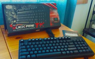 RARE Cooler Master CM Storm Quick Fire TK Mechanical Keyboard - Cherry MX Blue 2