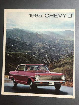 1965 Chevrolet Chevy Ii Showroom Sales Brochure Rare Awesome L@@k