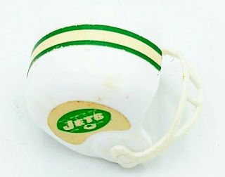 Vintage 1970s York Jets Mini Gumball Machine Nfl Football Helmet Rare