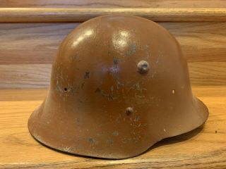Vintage & Rare Wwii Ww2 Nazi German - Type Helmet For Bulgarian Army Germany Ally