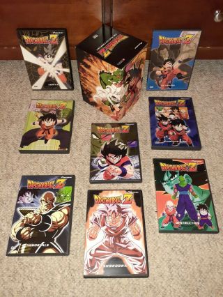 Dragon Ball Z - The Saiyan Conflict Saga Box Set Rare Dragon Ball Z 8 Discs Set