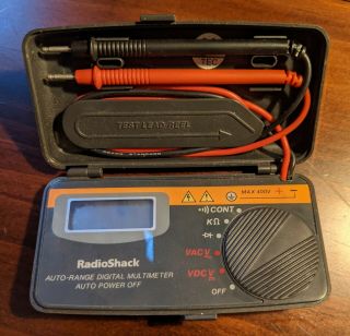 Radio Shack Micronta 22 - 802 Lcd Digital Autoranging Pocket Multimeter