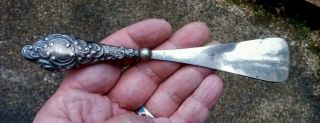 19th Century Silver Handled Shoe Horn