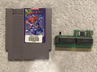 Mega Man 5 Nintendo Nes Very Rare Authentic Game Cleaned And