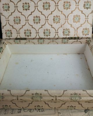 Vintage French Art Deco chocolate box,  jewellery box 2