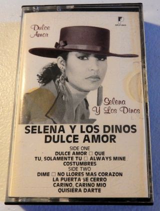Selena Quintanilla Y Los Dinos Dulce Amor Cassette Tape Rare Tejano Latin Pop