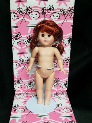 Vintage Ginny Vogue 8 Inch Doll Nude Long Red Hair Brown Eyes Dress Me Doll
