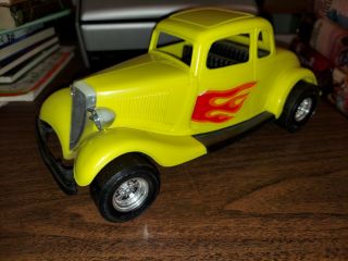 Vintage 11 " Durant Plastics/ Tootsietoy 1934 Ford Victoria Hot Rod Made In Usa