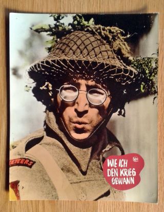 John Lennon How I Won The War The Beatles 1966 Rare German Portrait Lobby Card