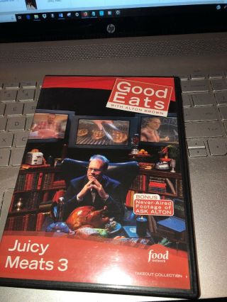 Good Eats With Alton Brown Juicy Meats 3 Rare Oop Dvd Food Network