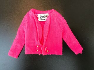 Mod Era Barbie Clothes Team Ups 1855 Hot Pink Jacket 1968 - 69