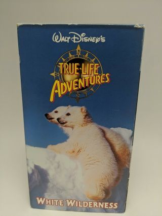True - Life Adventures: White Wilderness Vhs,  Disney.  And Rare