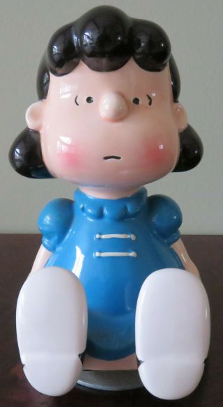 Schmid Lucy Peanuts Music Box Musical Collectibles Rotating Figurine,  Rare