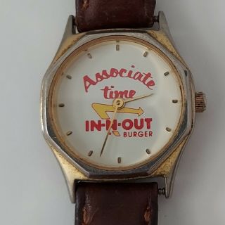 In N Out Burger Associate Time Watch.  Rare Find.
