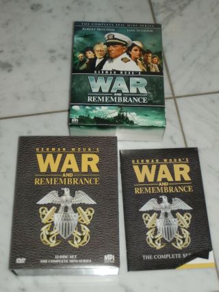 War And Remembrance - The Complete Epic Mini Series (dvd,  2008,  13 - Disc Set) Rare
