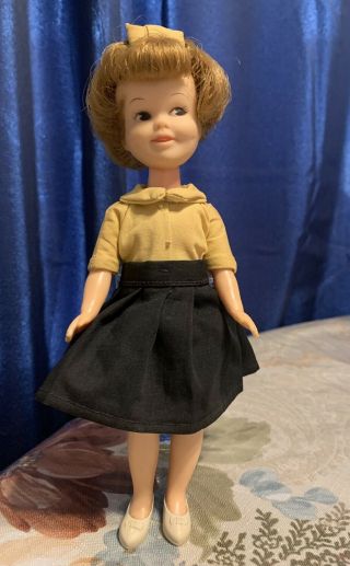 Vintage Penny Brite,  Deluxe Reading Corp Doll 1963 Bowling Outfit Bow
