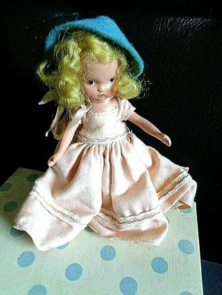 ⭐ Vintage Nancy Ann Storybook Doll Sugar & Spice 158 Adorable - Bisque