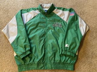 Rare Vintage Philadelphia Eagles Starter Jacket Size Xl Buddy Ryan Era