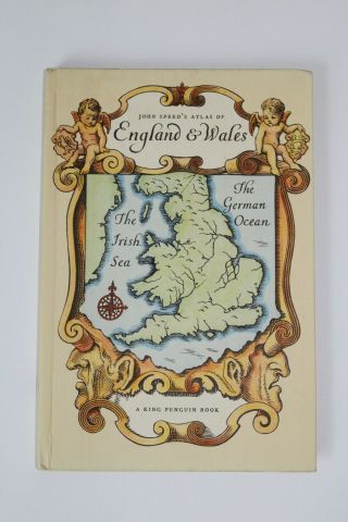 Rare " 1st Edition " King Penguin " K61 " Atlas Of England & Wales,  D/w (ref 56)