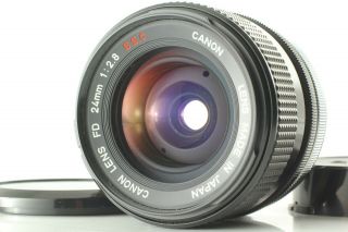 【exc,  4 Rare O】 Canon Fd 24mm F/2.  8 S.  S.  C.  Wide Angle Lens Ssc From Japan
