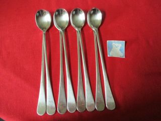 (8) Oneida Hotel Silverplate Beverage Spoons,  Heavy Quality 16