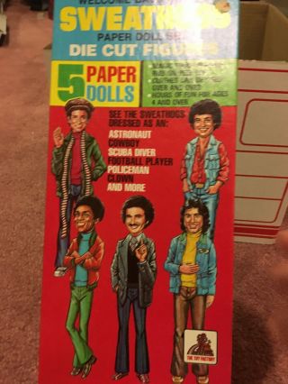 1976 Welcome Back Kotter Sweathogs Travolta Paper Doll Set Uncut